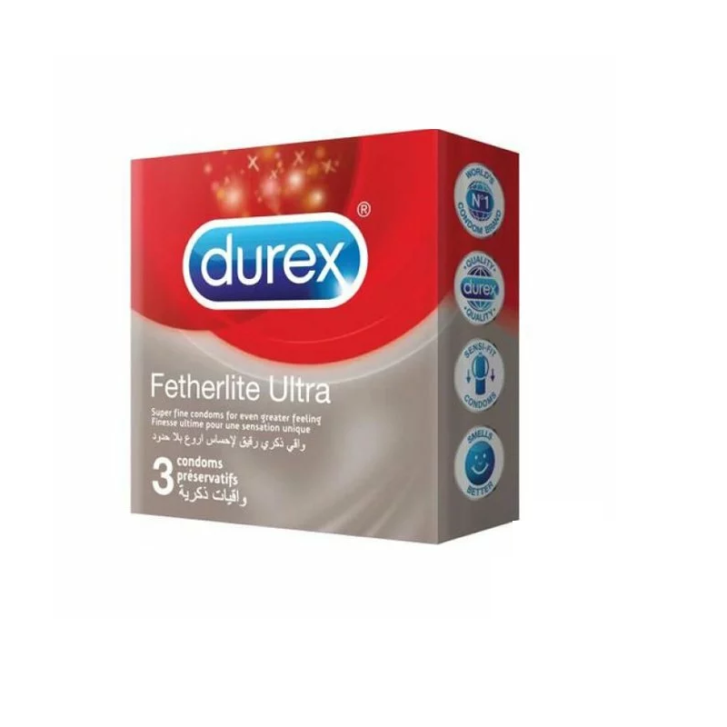 DUREX- FETHERLITE- ULTRA - 3- Préservatifs