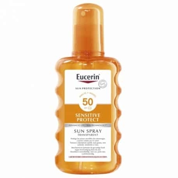 eucerin sun sensitive protect spray transparent spf50 200ml