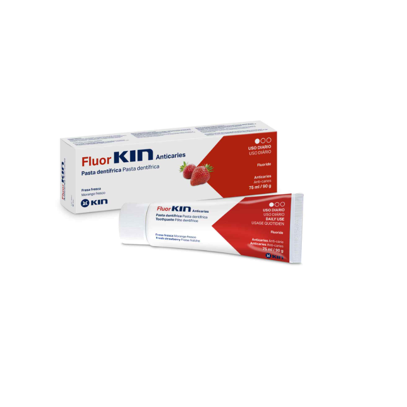 Kin- Dentifrice- Anticaries- Fraise- Fraîche-75ml-8436026215951