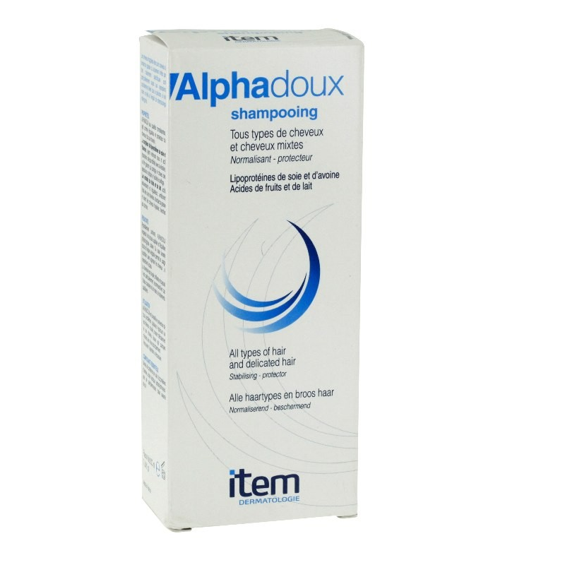 Item -Alphadoux- Shampooing- usage- fréquent- 200 -ml