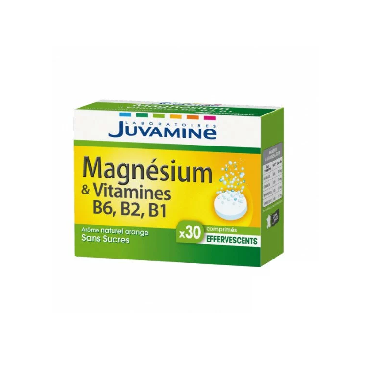 Juvamine -Magnésium-Vitamines- Cp- effervescents