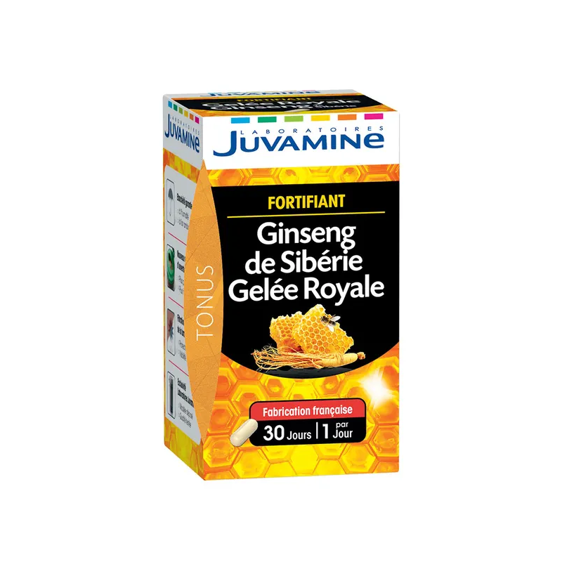 Juvamine- Ginseng -de- Sibérie - Gelée- Royale