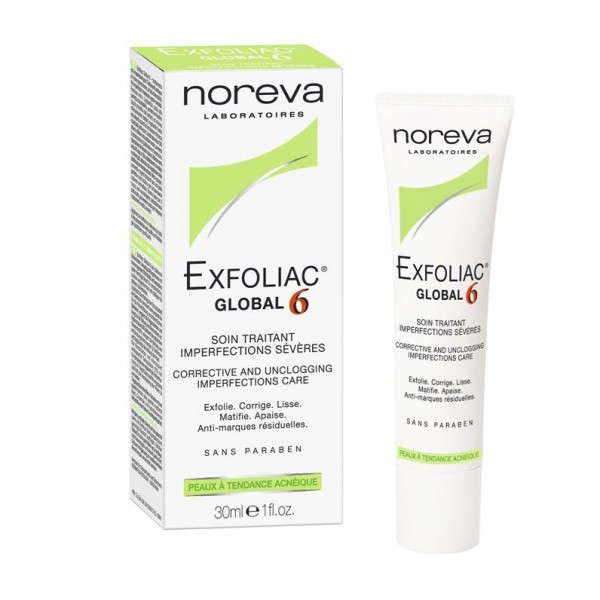 Noreva- Exfoliac- Soin- Global- 6 - 30ml-3401341249344