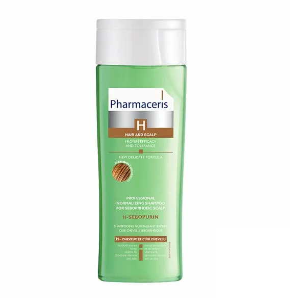 Pharmaceris -H- Sebopurin- Shampooing- Normalisant- Cheveux -Gras-5900717157019