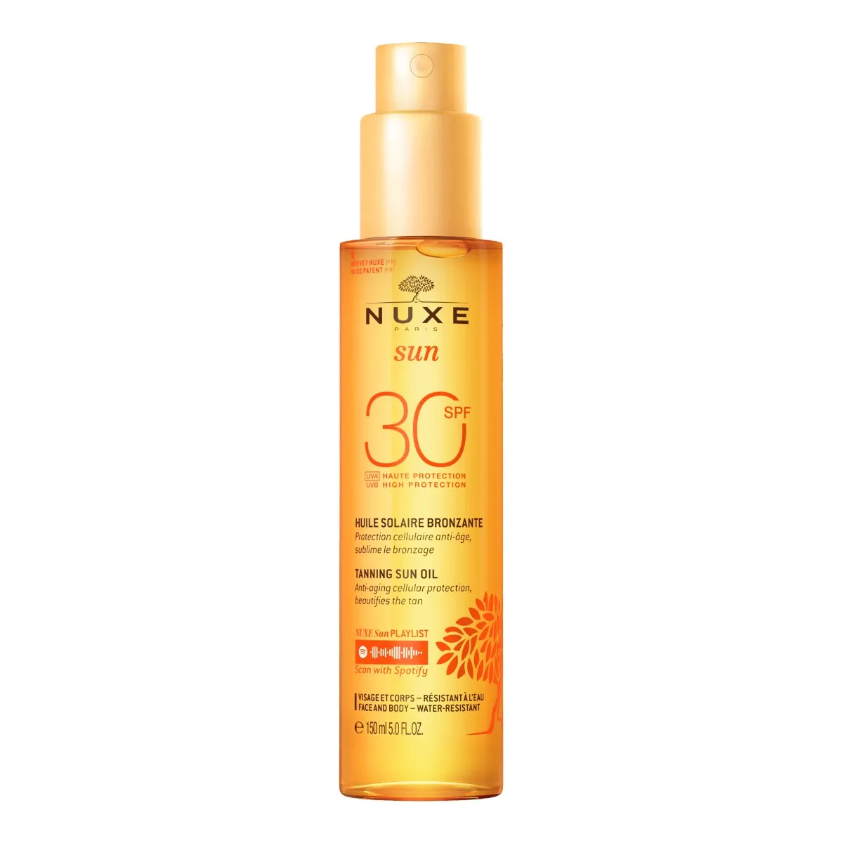 Huile-Solaire- Bronzante-SPF30-Nuxe- SUN-3264680007019