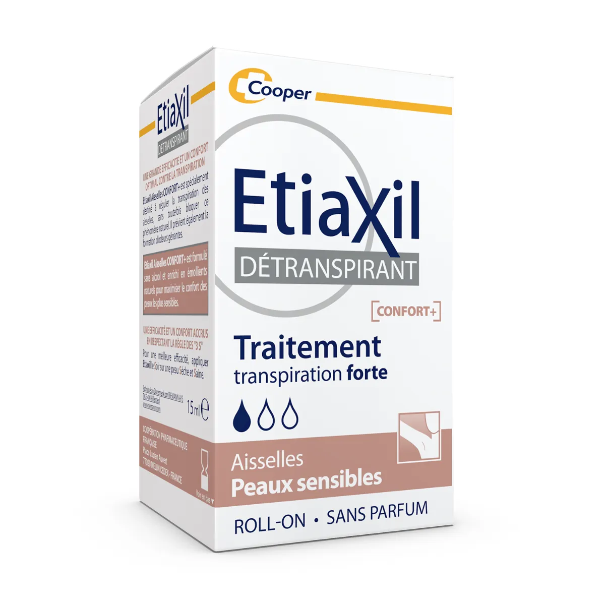 3614819997115 etiaxil detranspirant confort + roll-on bille 15ml