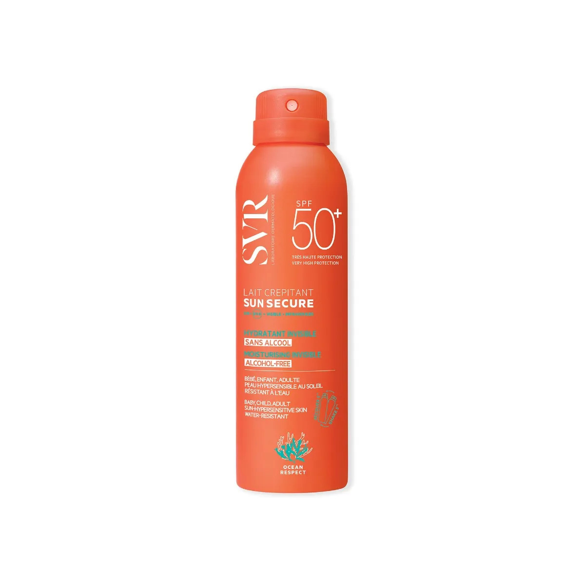 3662361002559 svr sun-secure lait crepitant spf50+ 200ml