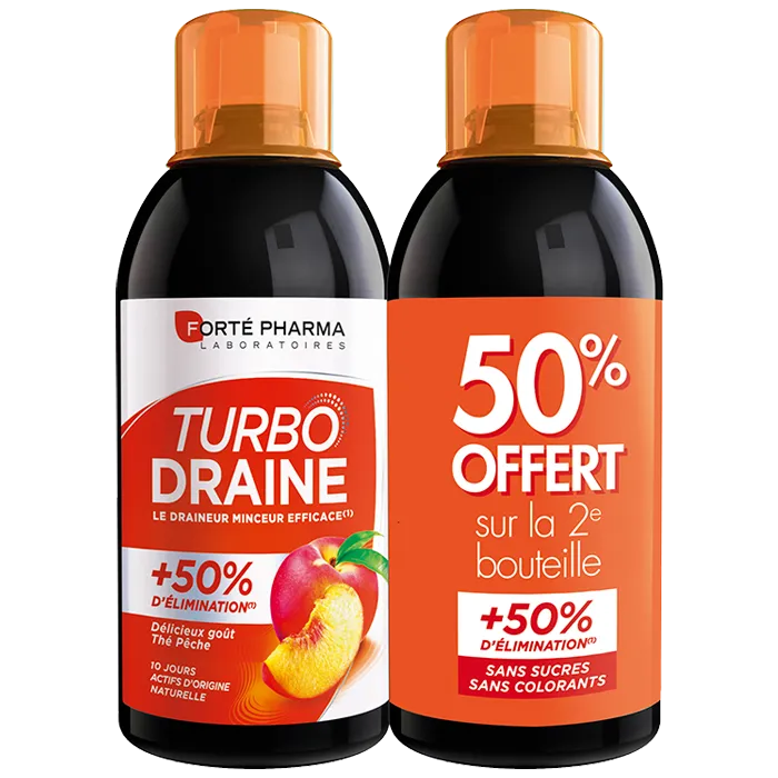 3700221313107 forte pharma turbodraine the peche 2 x 500 ml 3