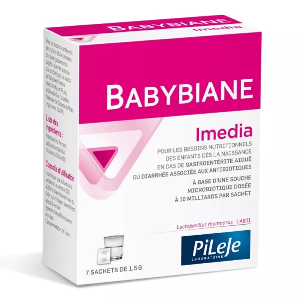 3701145600076 pileje babydiane imedia 7 sachets diarrhee aigue gastroenterite 3