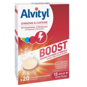 Alvityl BOOST – Vitamines Ginseng & Caféine