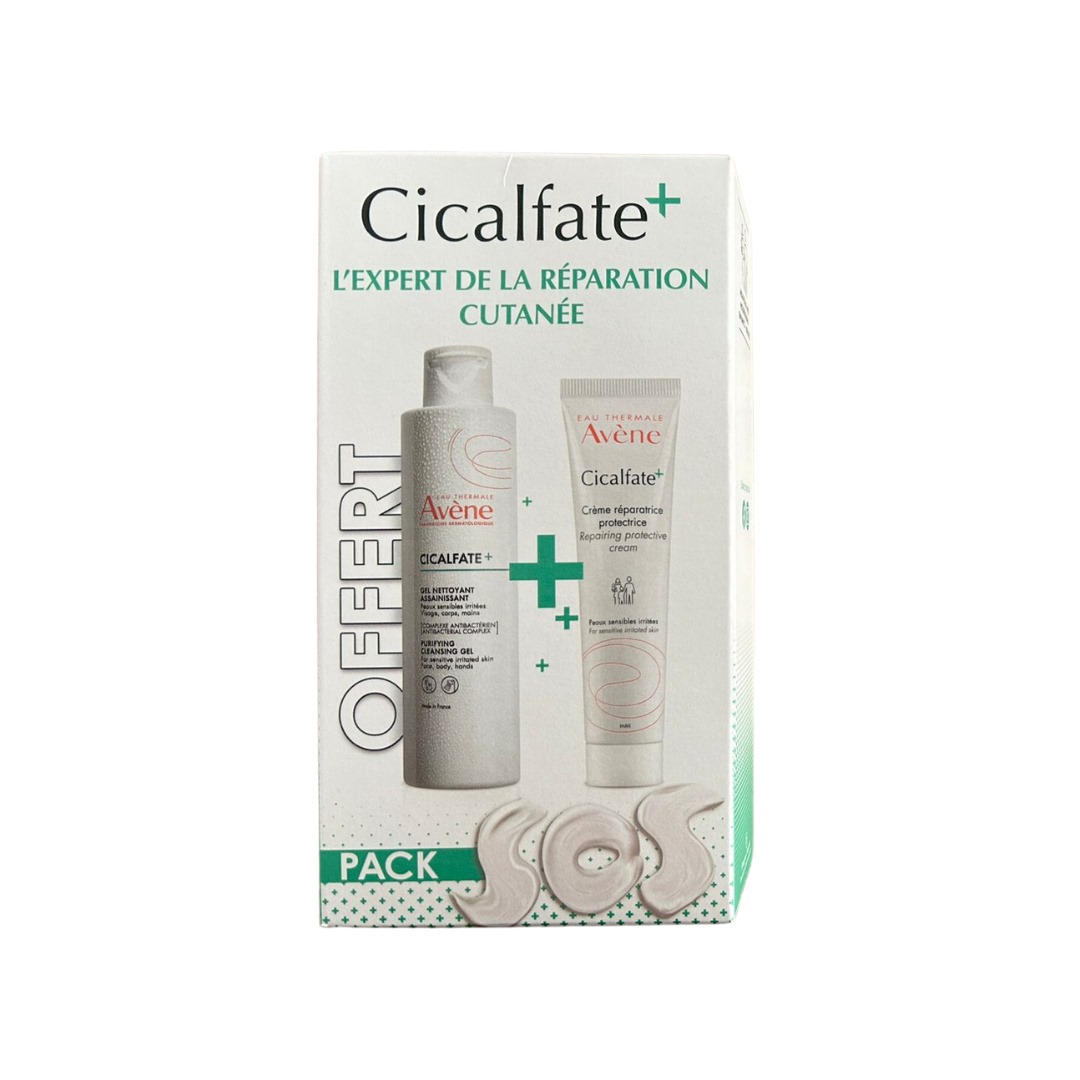 Pack SOS Avène Cicalfate+ 100 ml + Gel nettoyant 200 ml