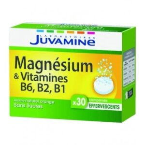 Juvamine Magnésium & Vitamines B1, B2, B6 Cp effervescents