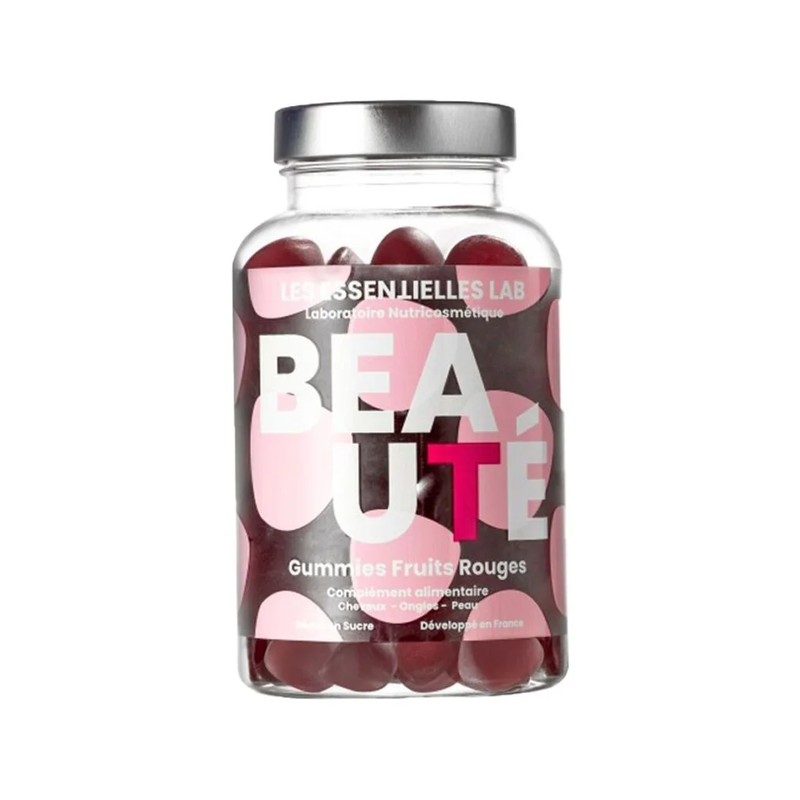 Les -Essentielles- Lab- Beauté- Gummies- Fruits- Rouges