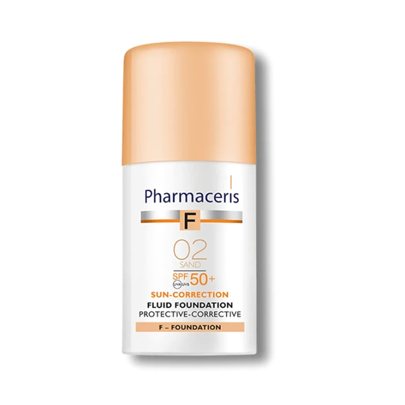 PHARMACERIS- F- Fond- de- Teint- SPF- 50+ SAND -02 - 30ML-20150611082453