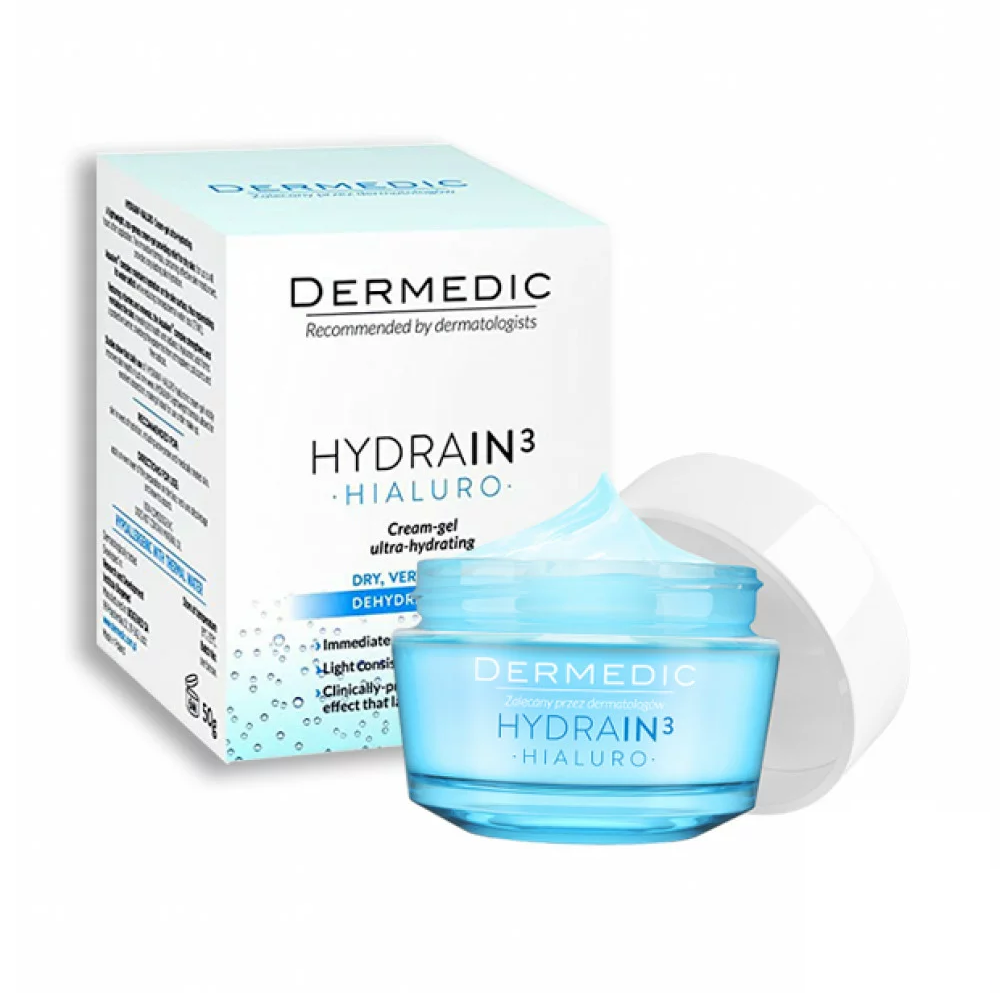 DERMEDIC- HYDRAIN- 3- GEL- CRÈME- ULTR-HYDRATING- 50G-5901643172718