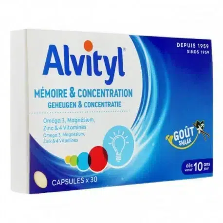 alvityl memoire et concentration 30 capsules 3401571050383 5