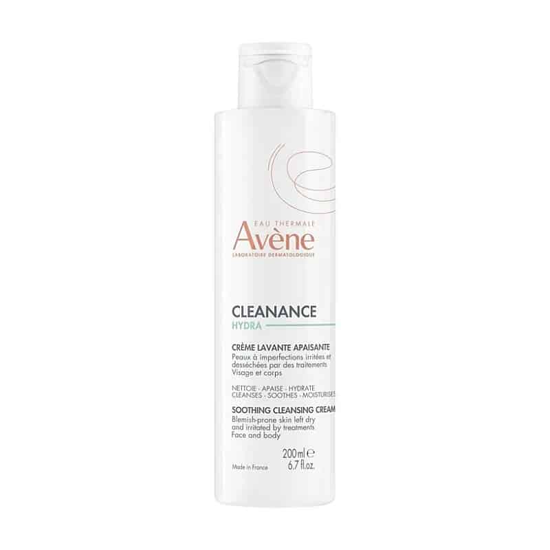 avene cleanance hydra creme lavante apaisante 200ml 3282770390476