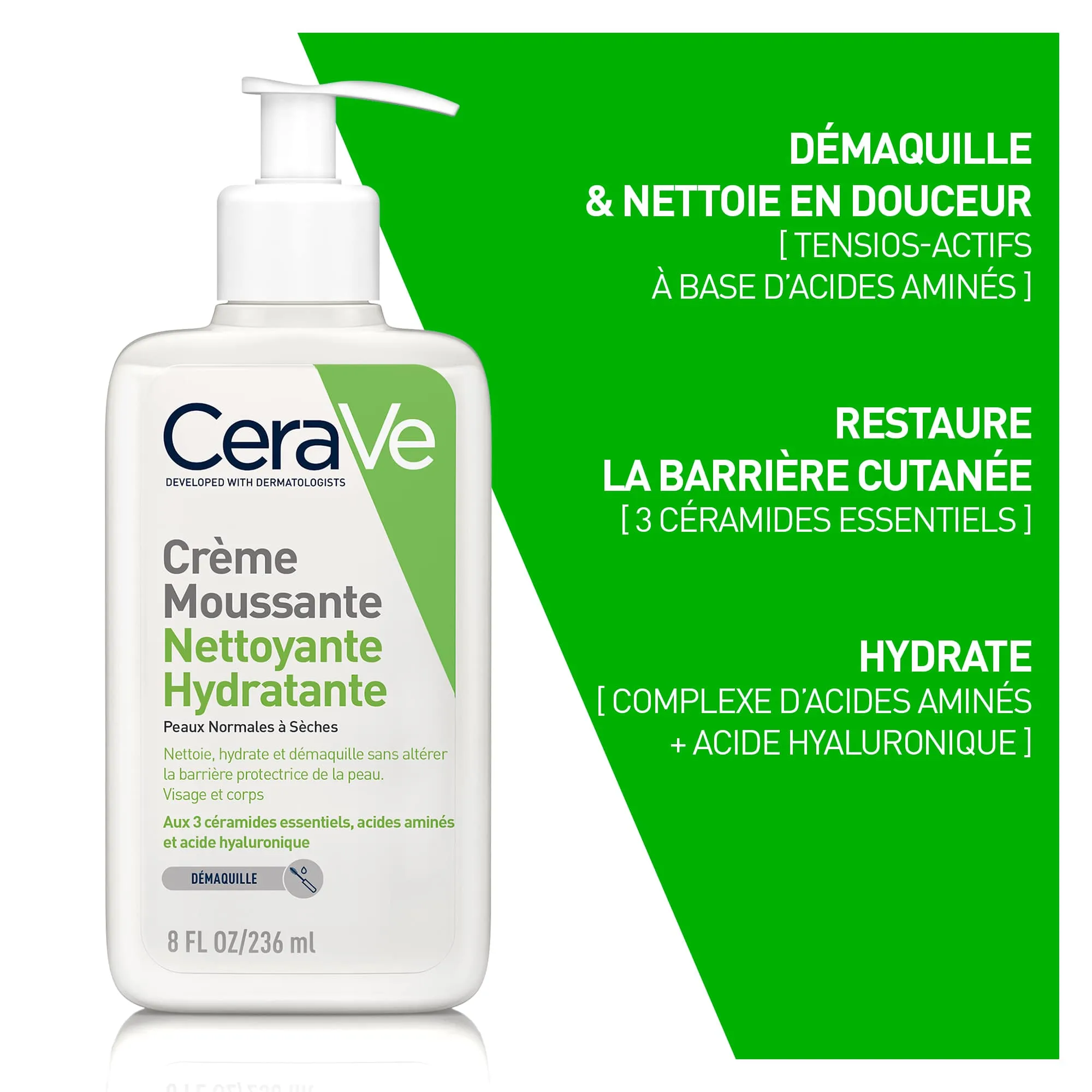 cerave creme moussante nettoyante hydratante 236ml 3337875743563 benefices min 4