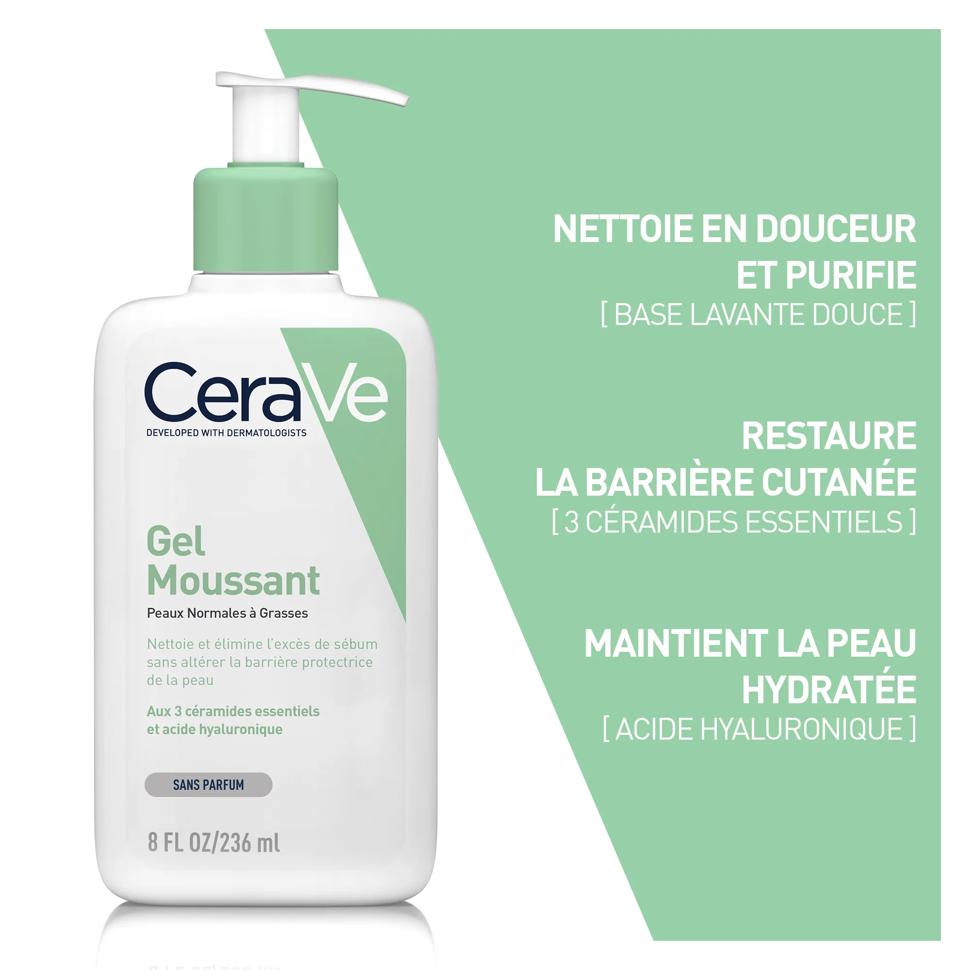 cerave gel moussant purifiant 236ml 3337875597197 benefices 4