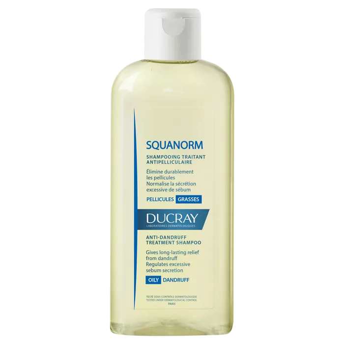 ducray squanorm shampooing antipelliculaire pellicules grasses 200 ml 1 5