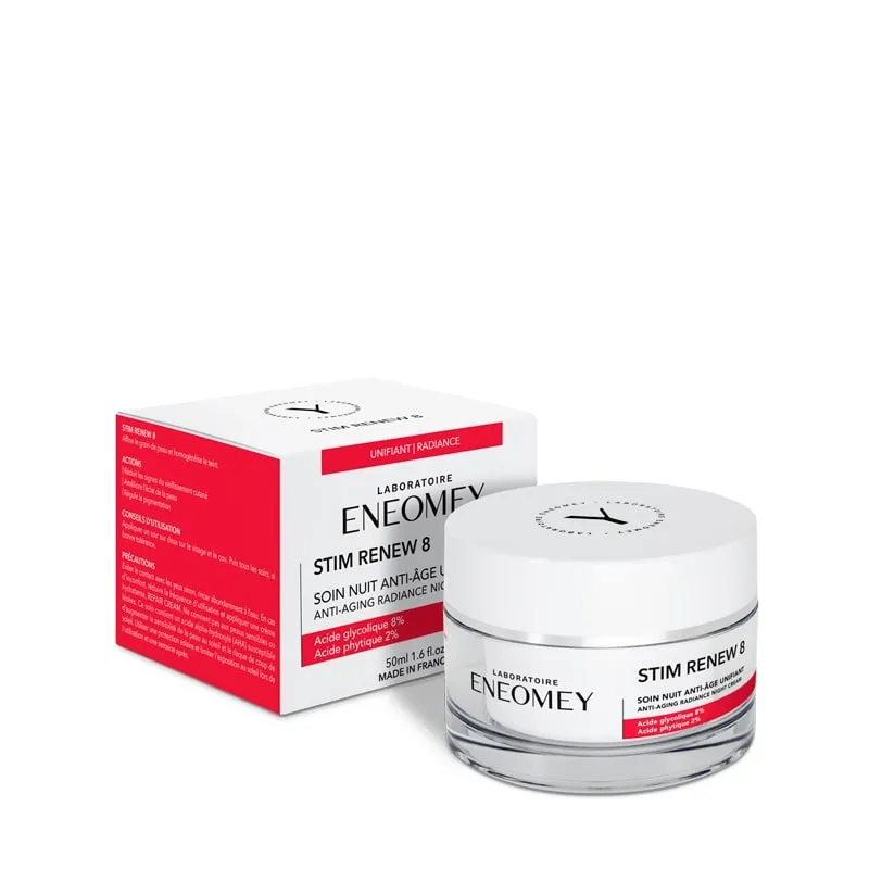 eneomey stim renew 8 soin anti age nuit unifiant 3401360263918 3