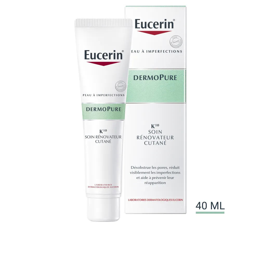 eucerin dermopure k10 soin renovateur cutané 40ml