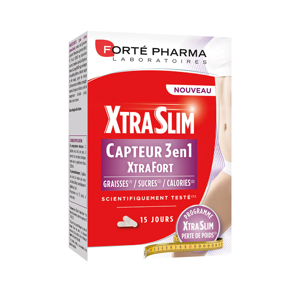 forte pharma xtraslim capteur 3en1 graisses 3700221317976