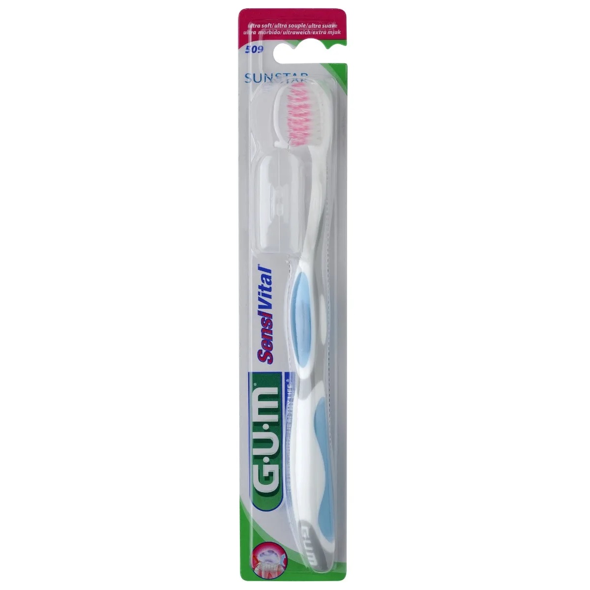 gum sensivital brosse a dents 509 ultra souple 070942123518 5