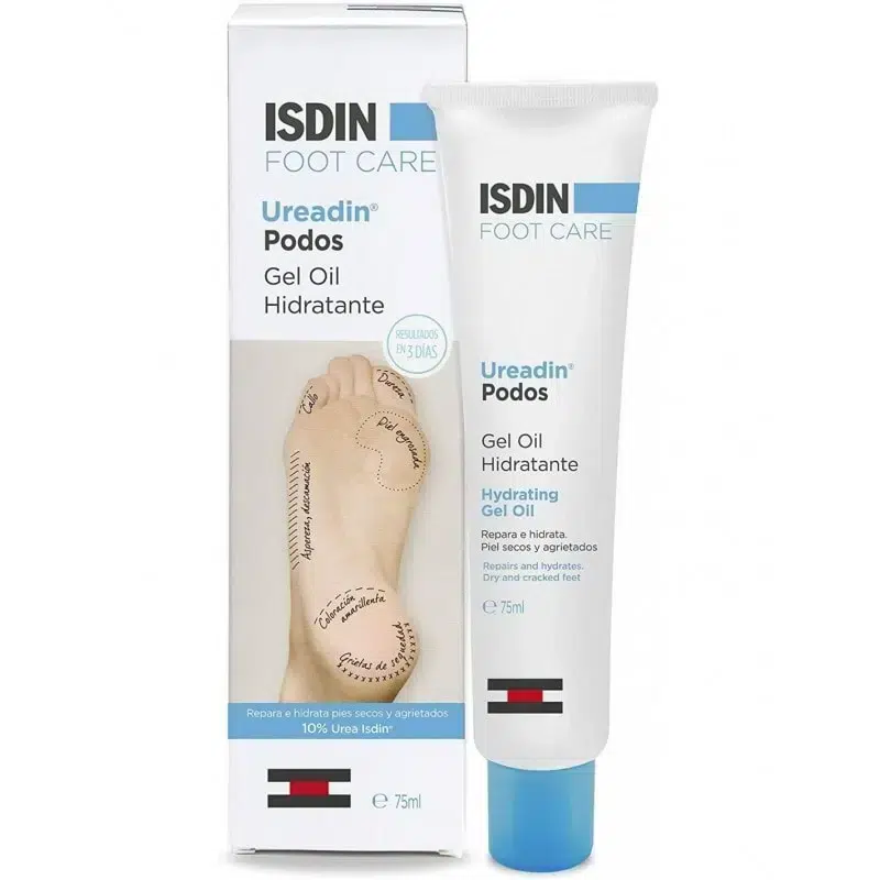 isdin foot care ureadin podos gel huile hydratant pour pieds secs 75ml 1 3