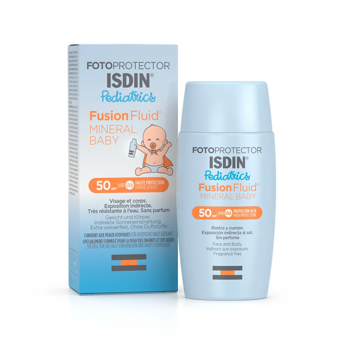 isdin fotoprotecto pediatrics fluide mineral baby spf50 50ml 3