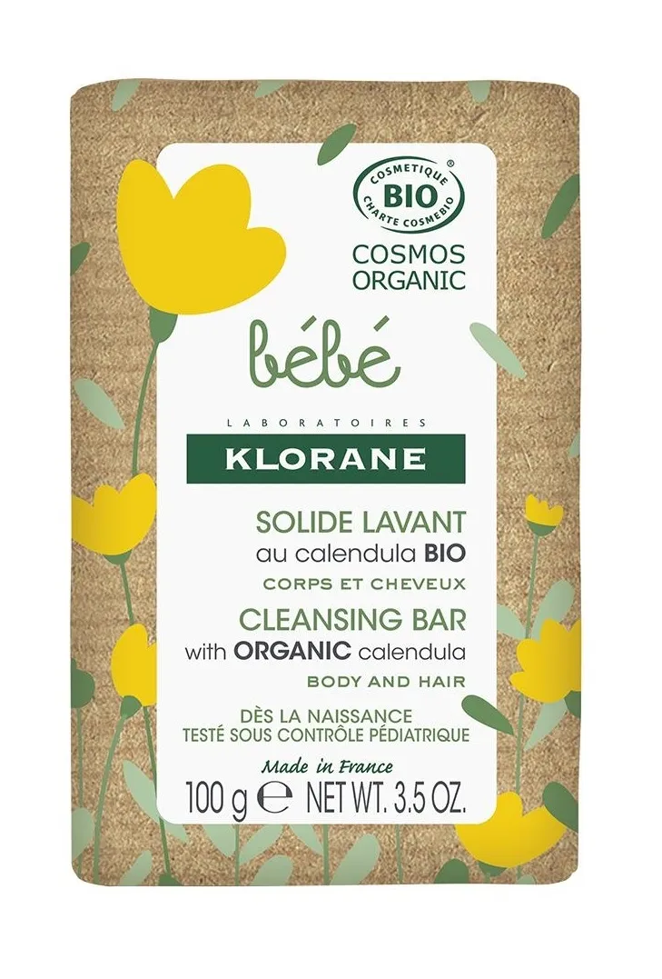 klorane bebe savon lavant bio corps et cheveux 100g 3282770104738 3