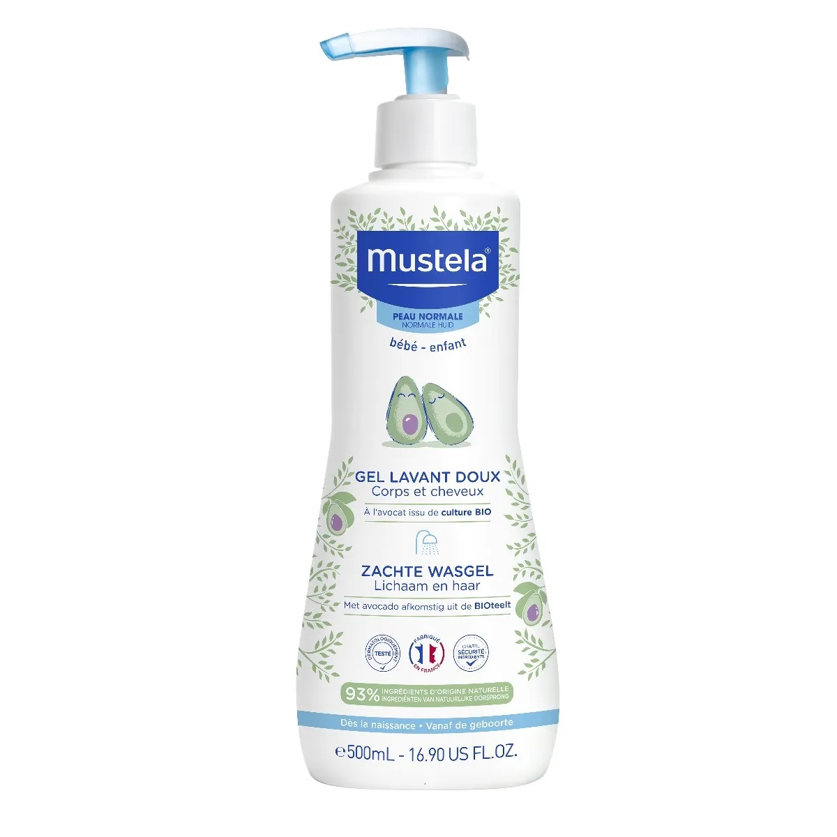 mustela bebe gel lavant doux 500ml 3504105035778 5