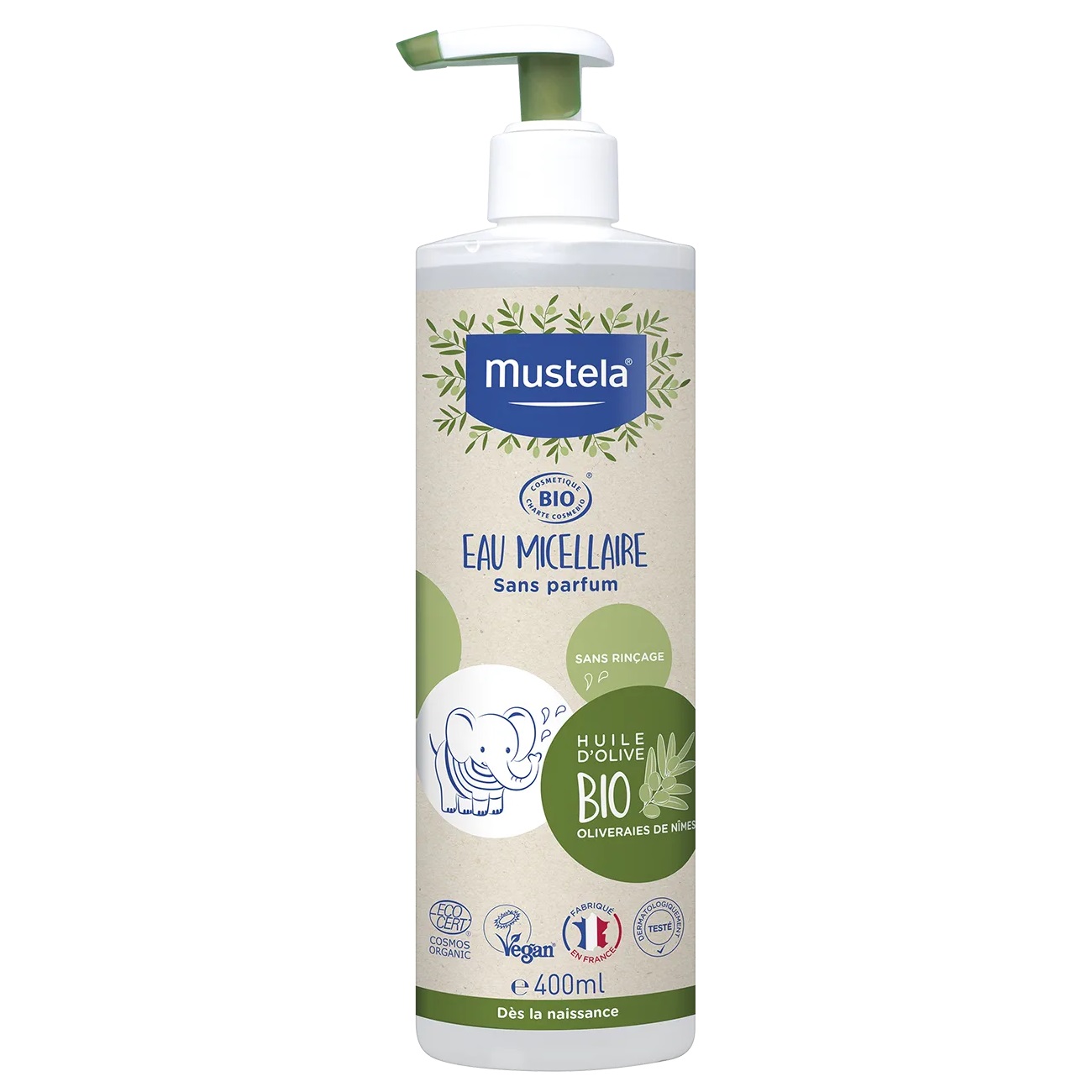 mustela eau micellaire bio 400ml 3504105037963 3