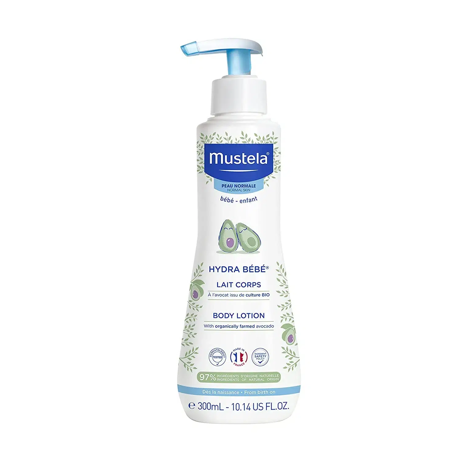 mustela hydra bebe lait corps peaux normales 3504105035914 3