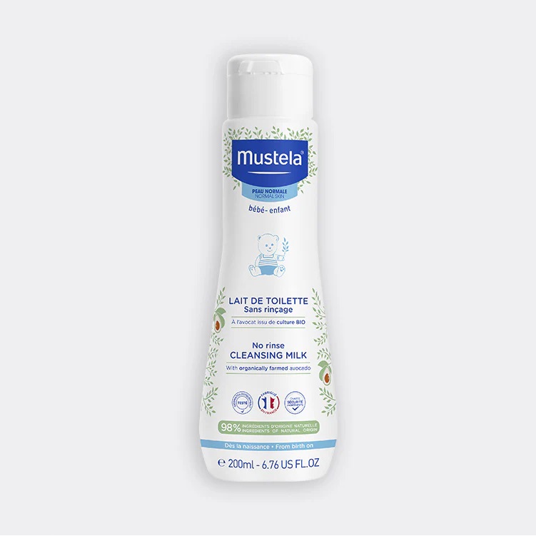 mustela lait de toilette sans rincage 200ml 3504105034696 5