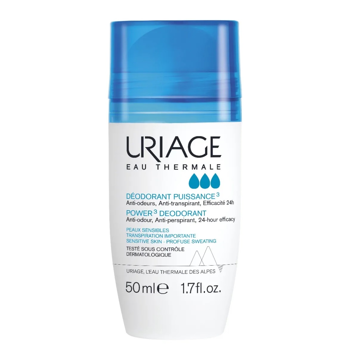 uriage deodorant puissance3 50ml 3661434004575 3