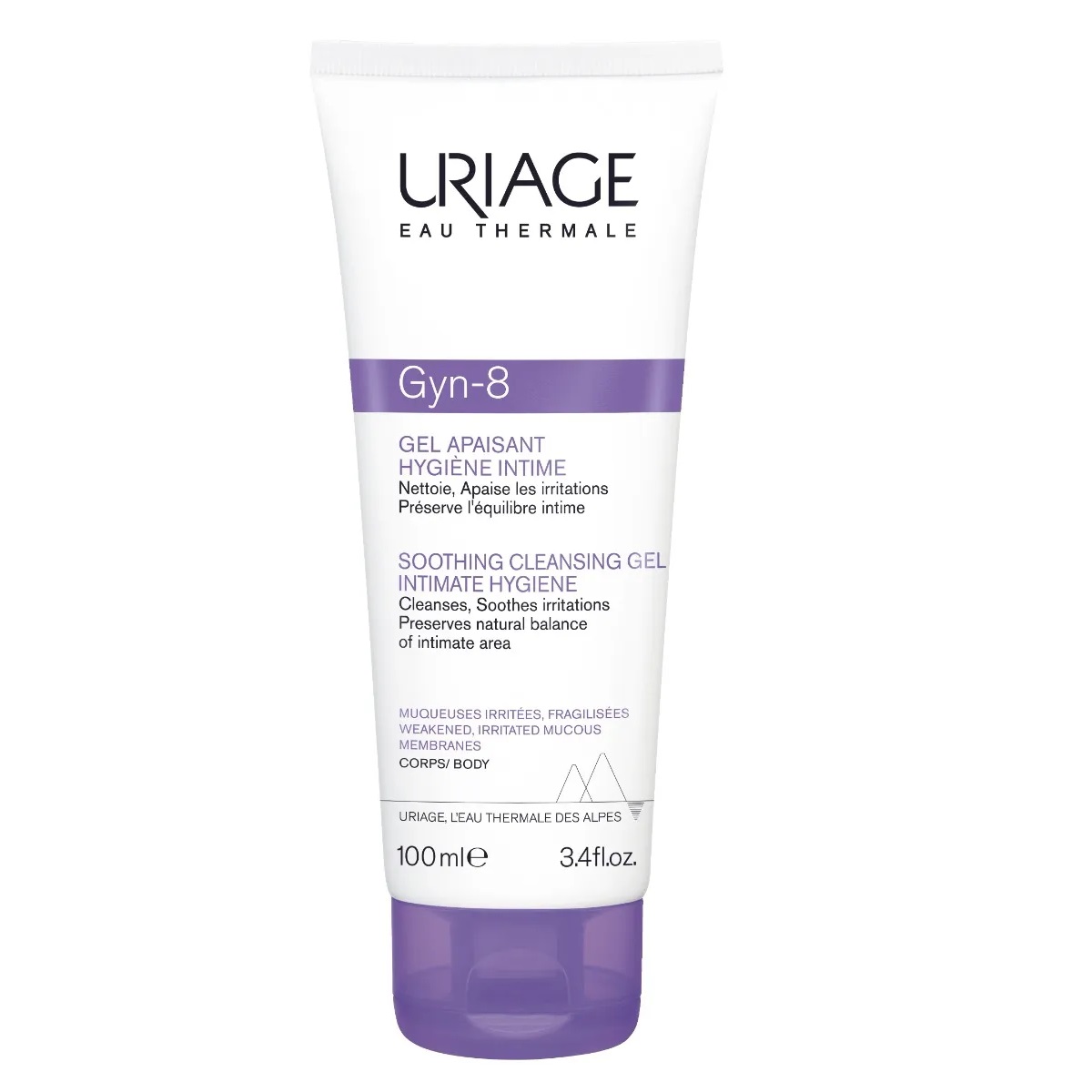 uriage gyn 8 gel apaisant hygiene intime 100ml 3661434001062 3