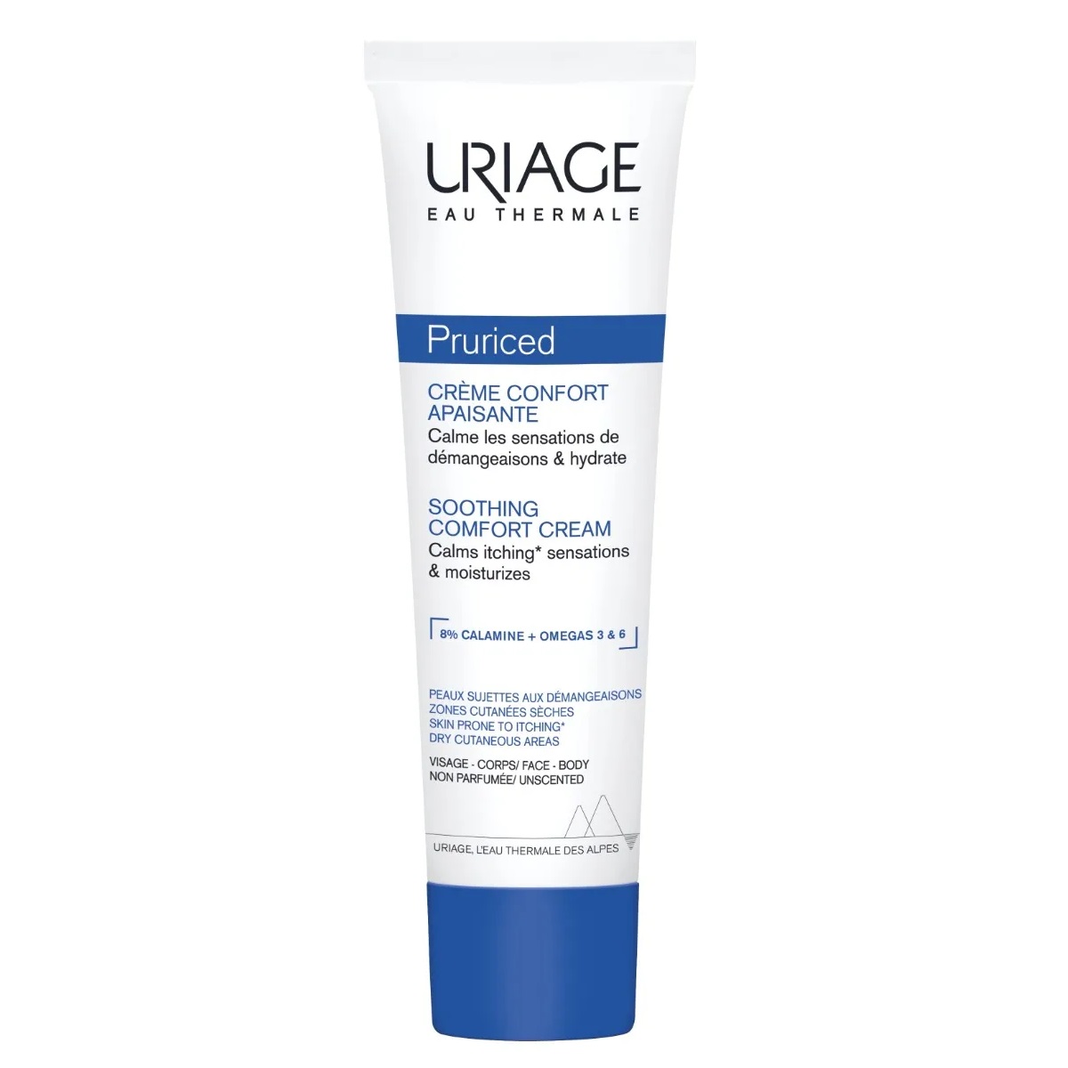 uriage pruriced creme confort apaisante 100ml 3