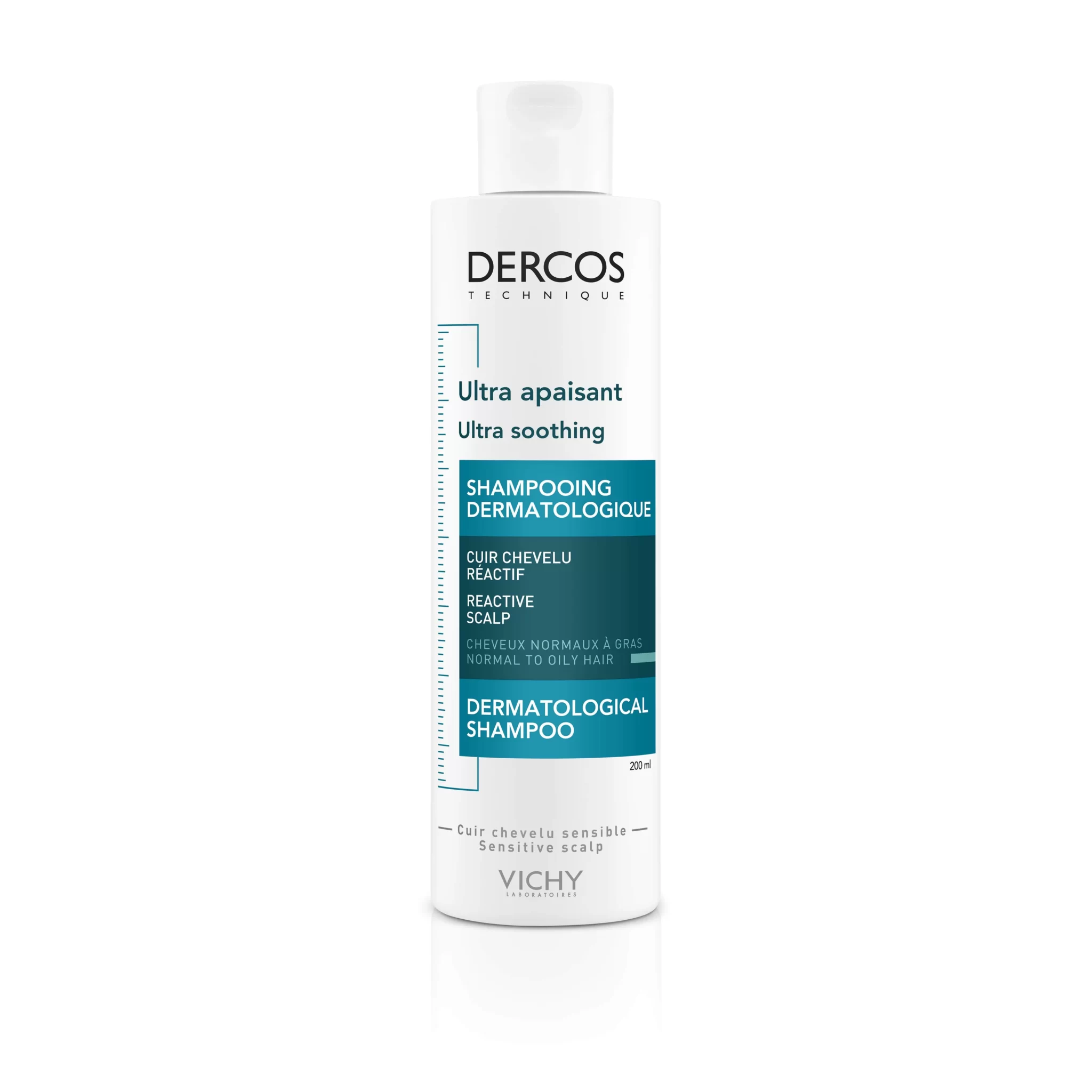 vichy dercos ultra apaisant shampooing dermatologique cheveux normaux gras 200 ml 3337875485128 scaled 4