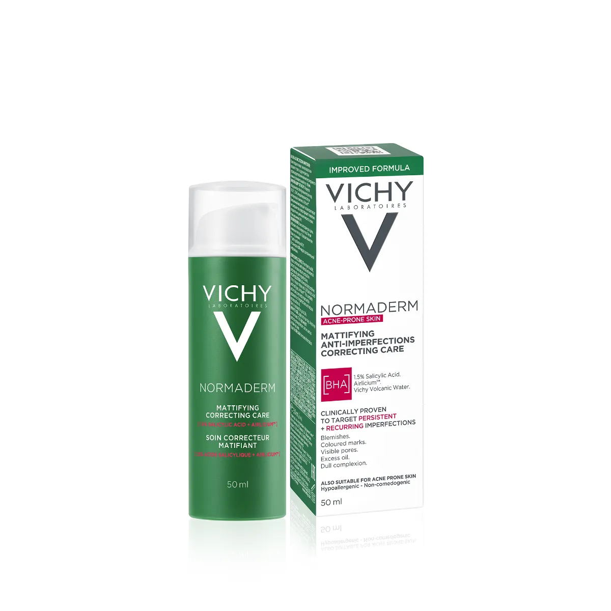 vichy normaderm soin correcteur matifiant anti imperfections 50ml 3337875414111 3