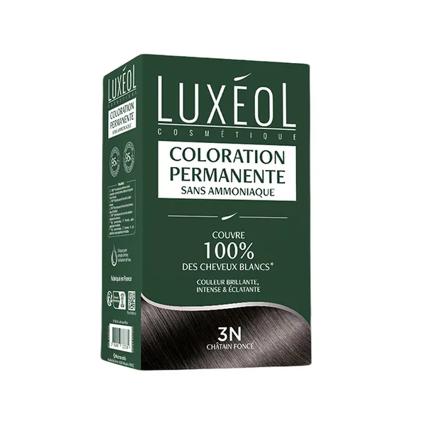 Luxéol -Coloration -Permanente -3N - Châtain -Foncé-3760007337727